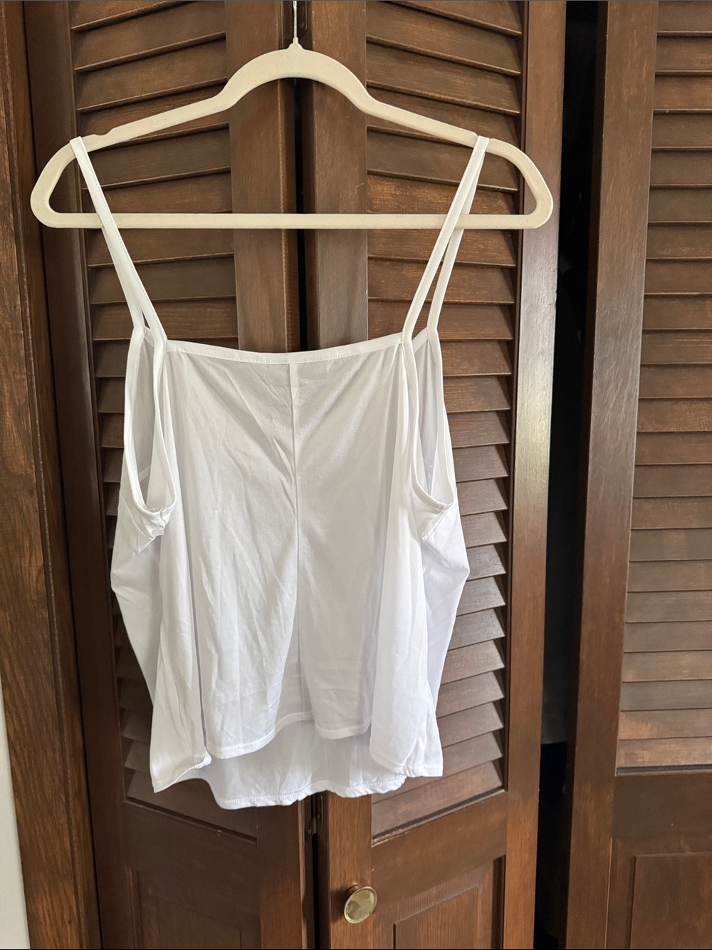 BOLD elements White Double-Strap Camisole - Picture 5 of 6